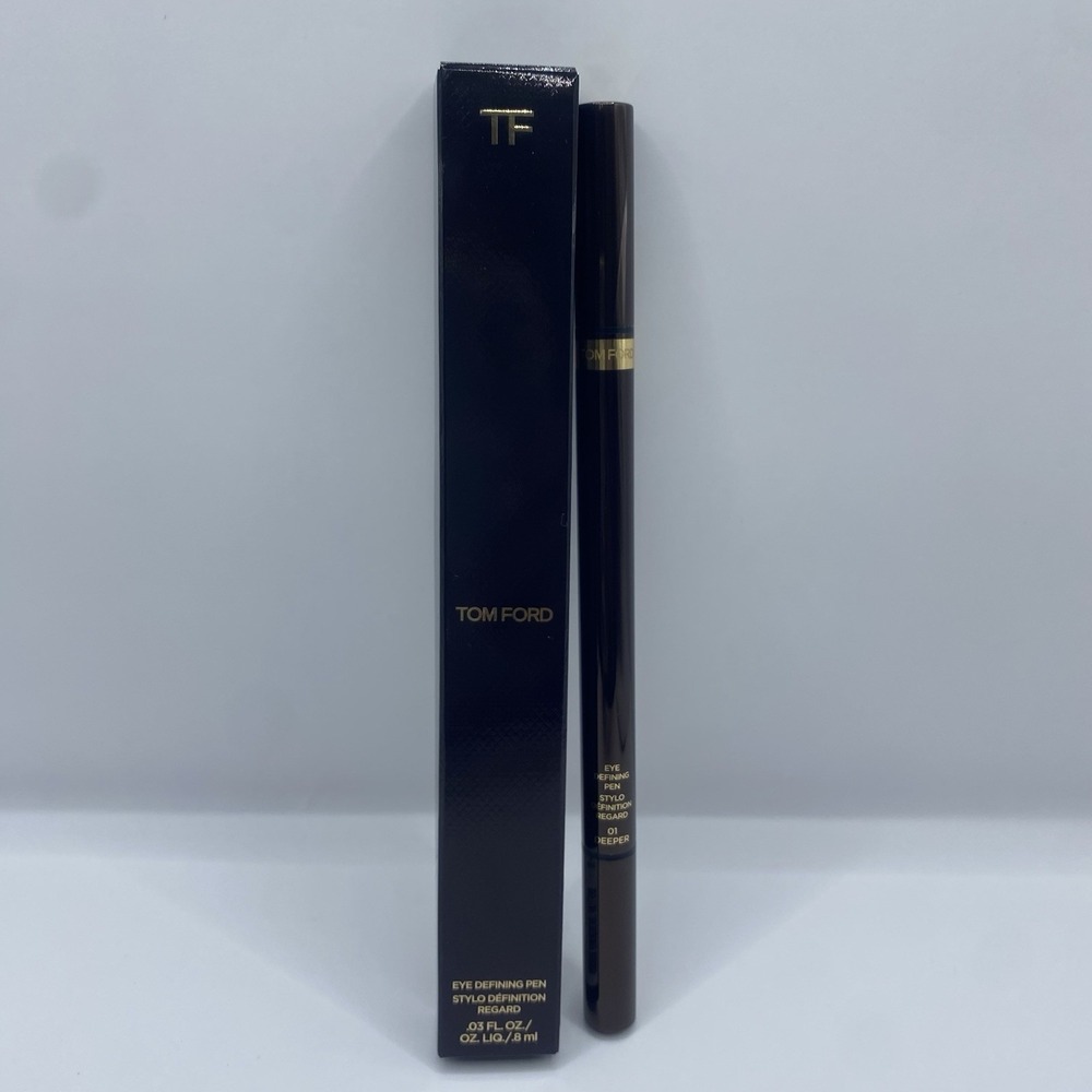 Tom Ford Eye Defining Dual Tip Eye Liner 01 DEEPER Black NEW